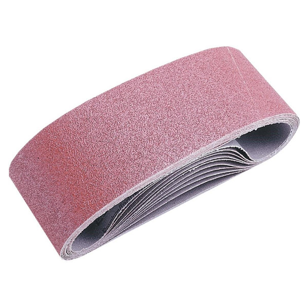 349380GA 3 In. x 21 In. 80 Grit Dual Direction Sanding Belt (5-Pack)