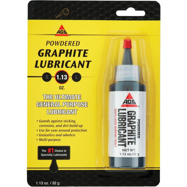 MZ-5 AGS 1.13 Oz. Bottle Powdered Graphite Dry Lubricant