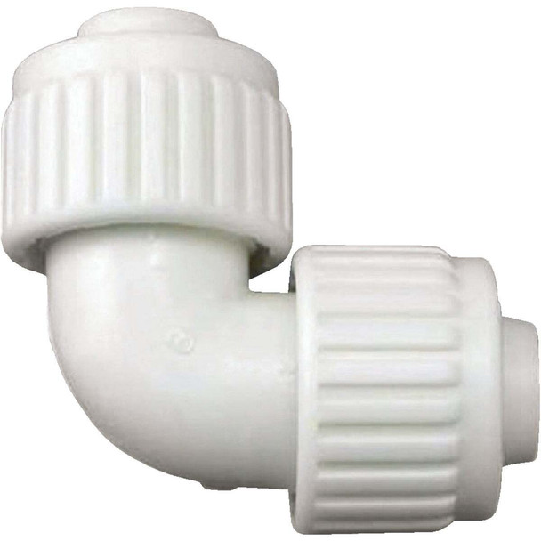 Flair-It 3/4 In. x 3/4 In. 90 Deg. Plastic Compression PEX Elbow (1/4 Bend) Pack of 10
