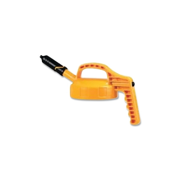 Mini Spout Lid, 1/4 in dia, Yellow, Engineering Plastic