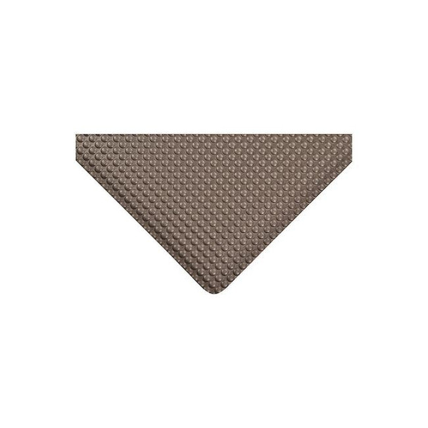 Antifatigue Mat, 5 ft. L x 3 ft. W, 1/2" Thickness, Vinyl, Bubble Top, Black