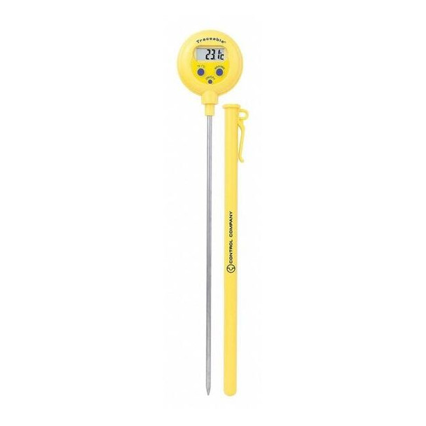 Control Co 8" Stem Digital Pocket Thermometer, -58 Degrees to 572 Degrees F 4371
