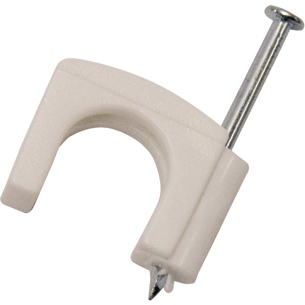 Gardner Bender 7/16 In. Plastic Low-Voltage Cable Staple (50-Pack) PR-50