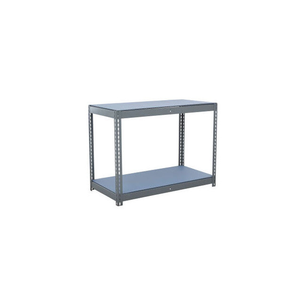 Global Industrial 2 Shelf Standard Duty Boltless Shelving Starter 48""W x 24""D