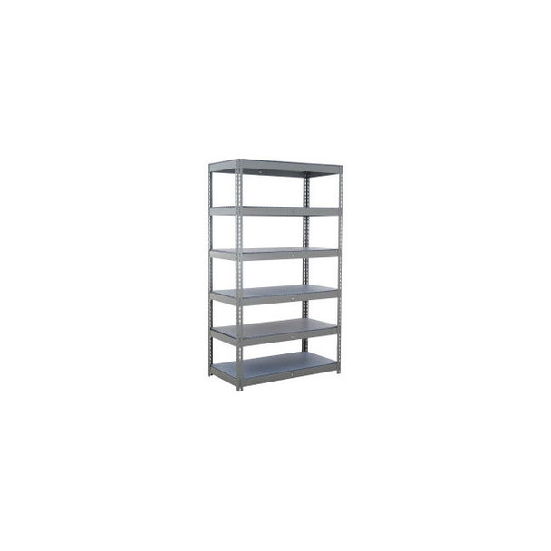 Global Industrial 6 Shelf Standard Duty Boltless Shelving Starter 48""W x 12""D