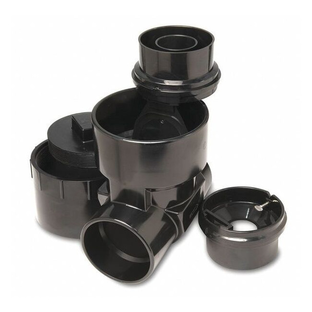 Clean Check Backwater Valve,Slip Connection,4" Pipe 97014