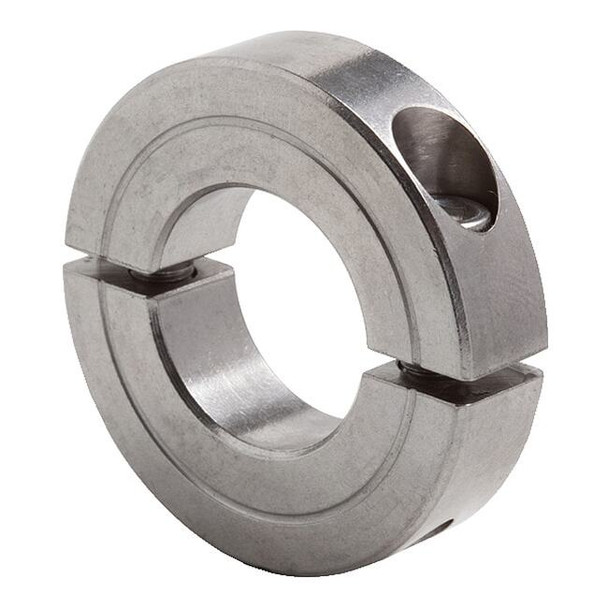 H2C-025-S Two-Piece Clamping Collar Recessed Screw
