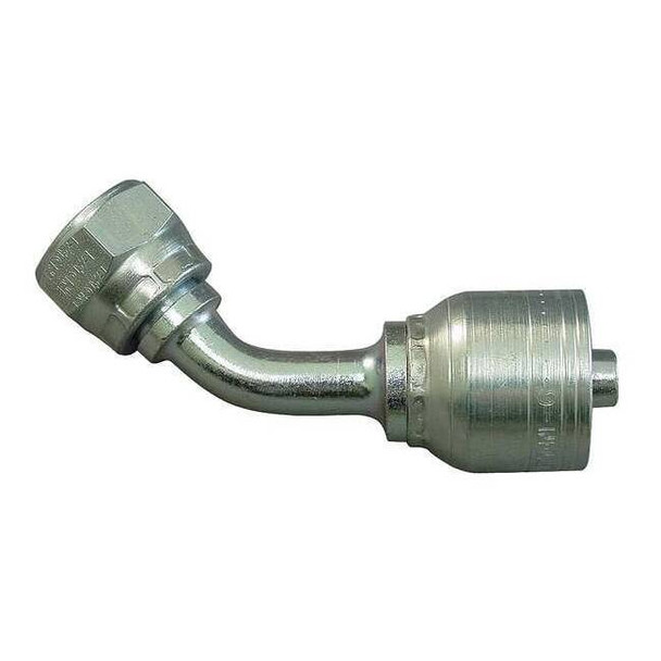 Eaton Aeroquip Hose Fitting,Crimp, Metric,45,5/8,M30X2 1A16DSA10