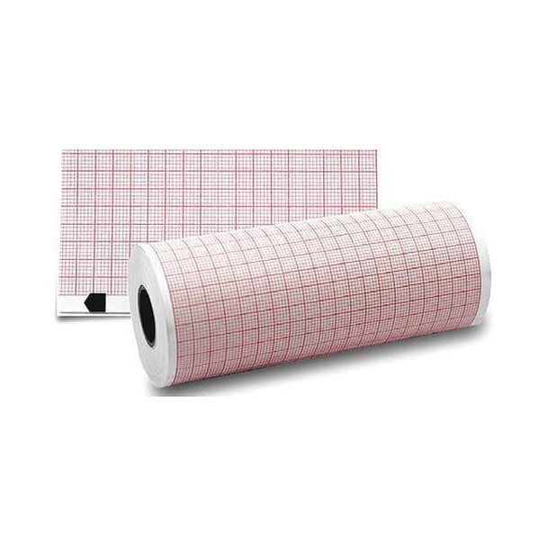 Medsource ECG Paper Roll,75 ft. L x 108mm W,PK18 MS-65010