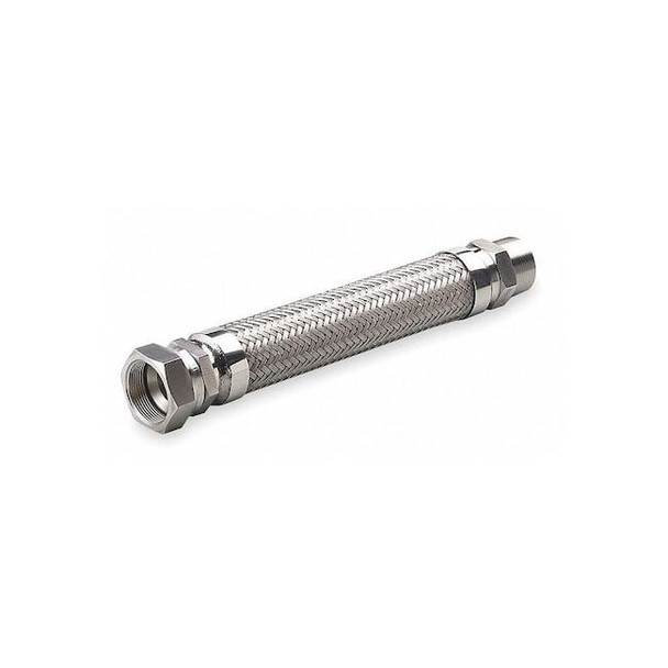 Hose Master 3/8" Dia x 12" L 321 SS Flexible Metal Hose G037SHXJ120