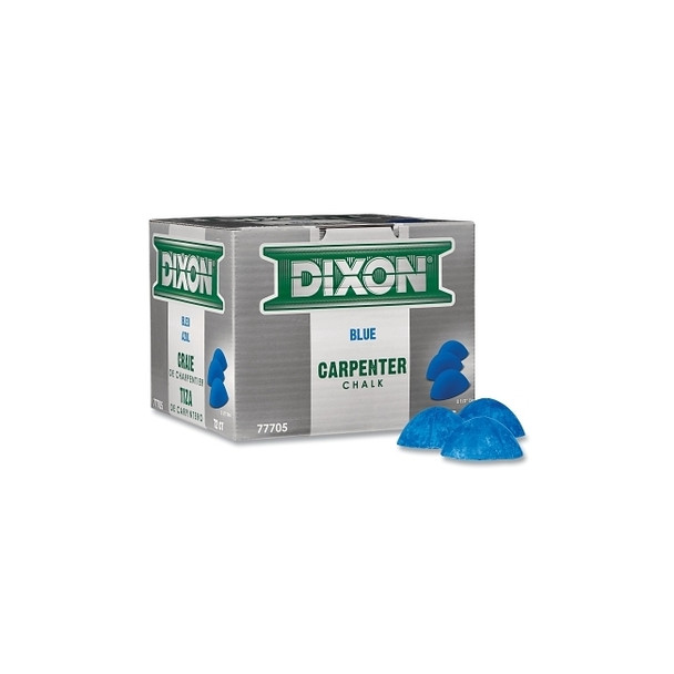 Carpenter Chalk, 1-1/8 in L, Blue