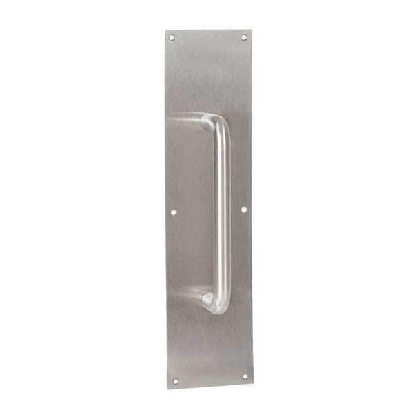 Trimco DOOR PULL PLATE 3.5 x 15" W/ 8" CTC PULL 1017-2B.710CU