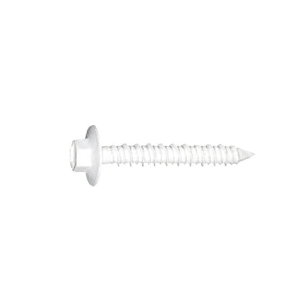 Screw Anchor, 1/4 in Dia., Hex, 1 3/4 in L, Steel Ultra Shield, 1000 PK