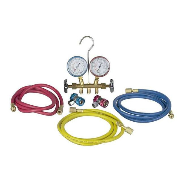 Robinair R134 Brass Manifold/Hose Set 48134A