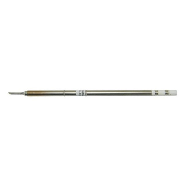 Hakko Soldering Tip, Bevel, 2mm x 19mm, For Use With Mfr. No. FM-2027 T15-CF2