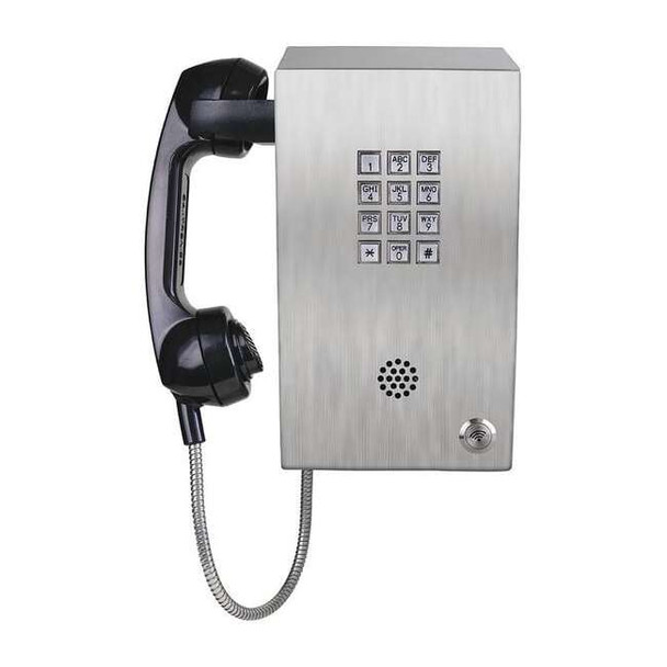 Gai-Tronics Telephone,Analog,Gray,Surface Mount 210-001BH