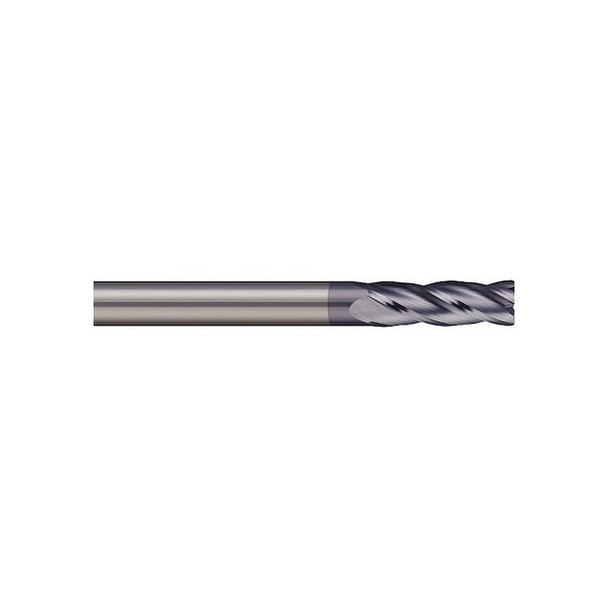 Micro 100 Carb End Mill,1/16 In,4FL,CC,AlTiN Coat GEC-062-4-010X