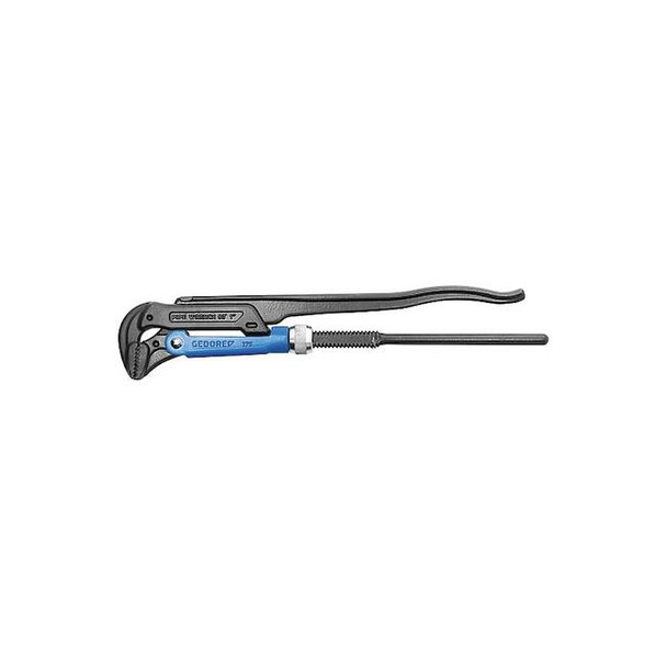 Gedore 17 in L 1 1/2 in Cap. Alloy Steel Swedish Pipe Wrench 175 1.1/2