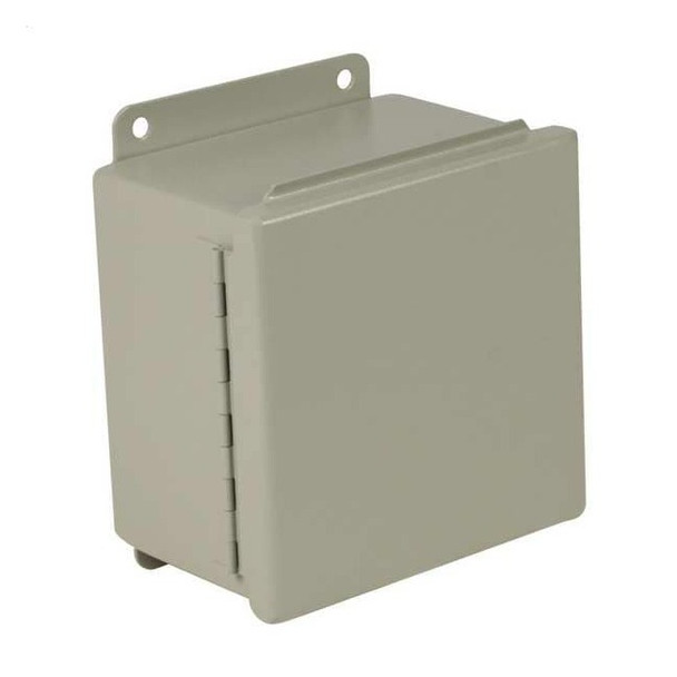 Screw Clamps Electrical Enclosures, 6 in H, 3-1/2 in D, 4 in W, 12, 13, Steel