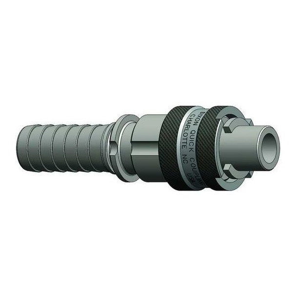 Dixon Quick Connect,Plug,1/2" Body,3/4" Barb N4S6