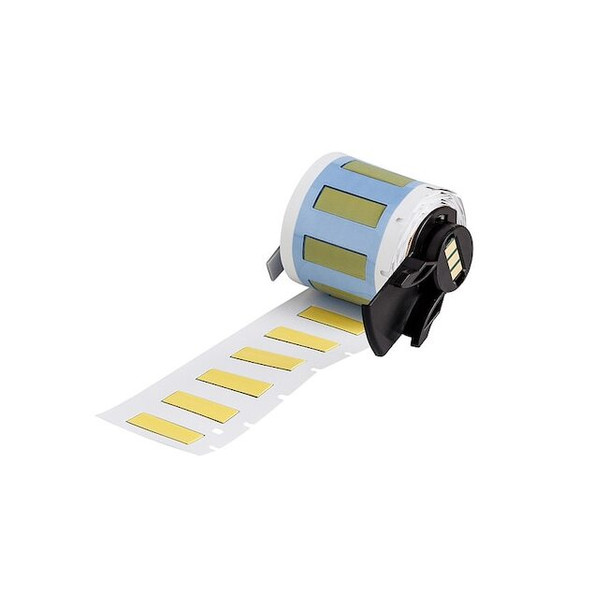 Brady Sleeve Label, Yellow, Polyolefin, 1 in W M6-187-1-342-YL