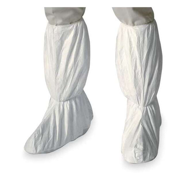 Disposable Boot Covers, Tyvek(R) IsoClean(R), White, Slip Resistant Sole: Yes ,L