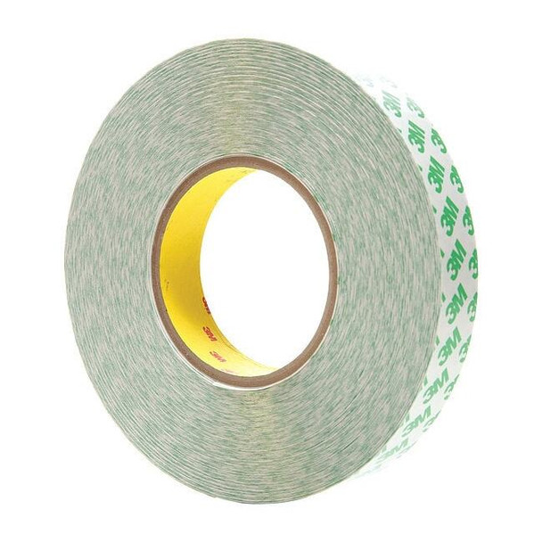 Film Tape, 1 in W, 54 5/8 yd L, 10.2 mil, Vinyl Film, Double-Sided, 18 PK