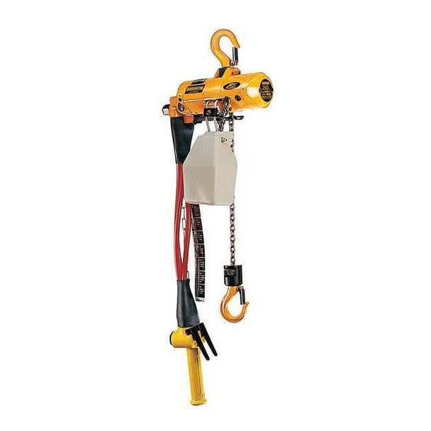 Harrington Air Chain Hoist,250 lb. Cap.,10 ft. Lift AH250P-10