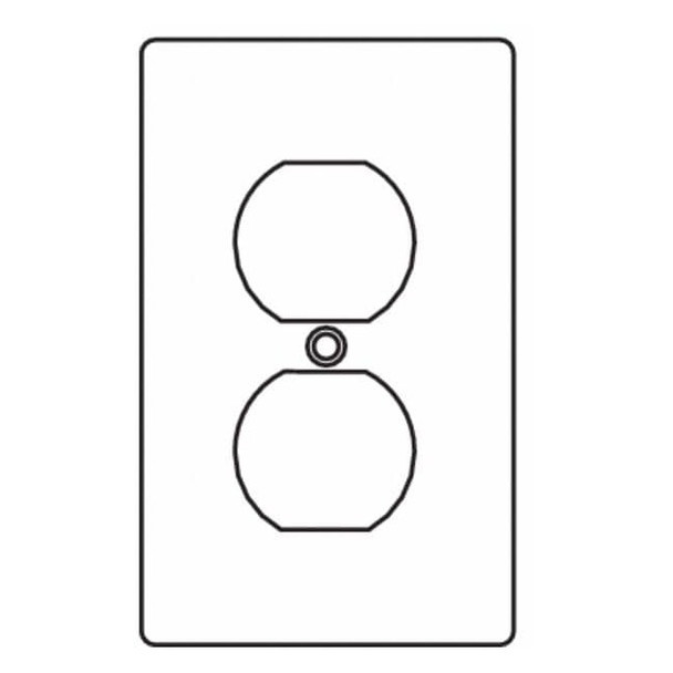 Weatherproof Cover, 1 Gang, Aluminum, Duplex Receptacle Cover Type