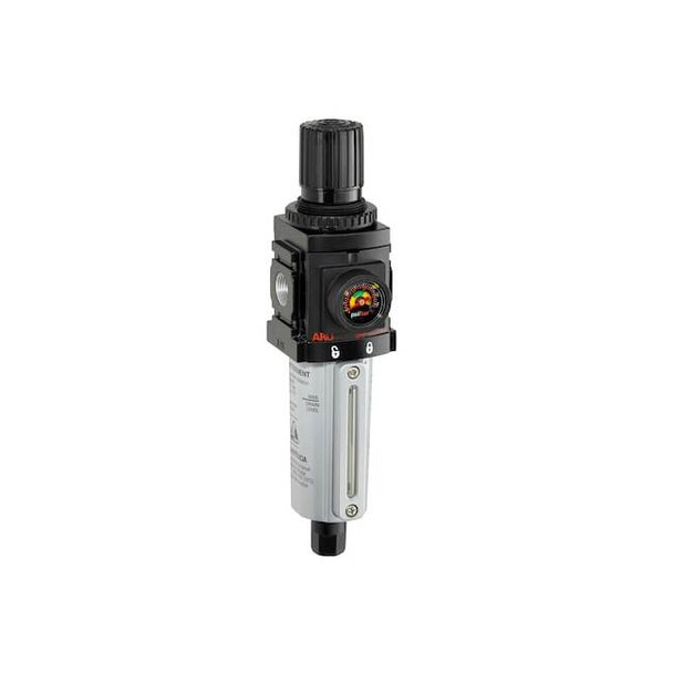 Aro FRL Piggyback,Air Inlet 1/4",NPT,58 scfm P39224-614