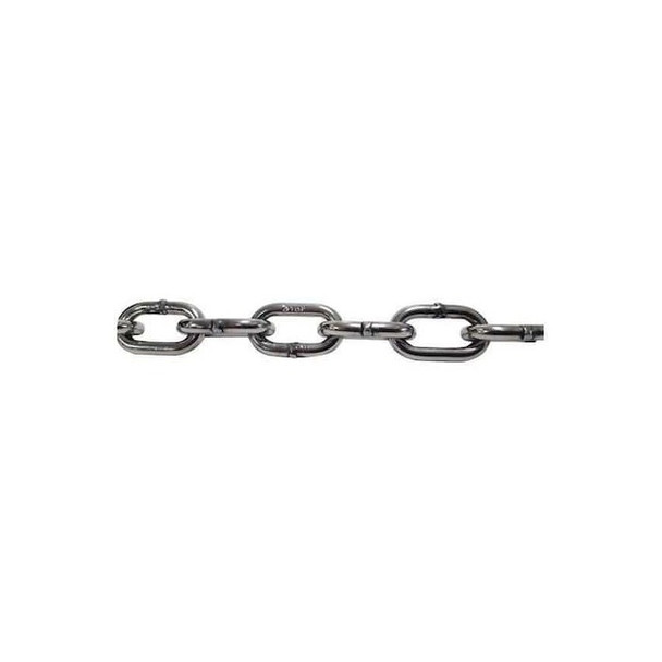 Pewag Straight Chain,316 SS,100'L,2,850 lb 36128/100