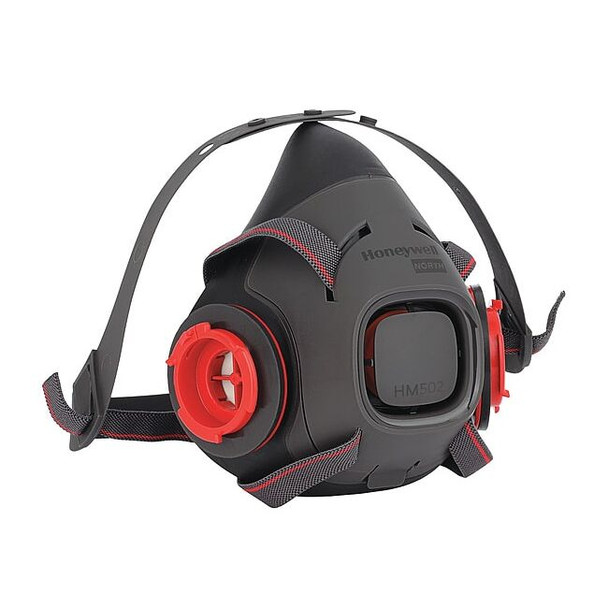 Half Mask Respirator, HM500, Threaded, Size, S 0 Cartridges Included