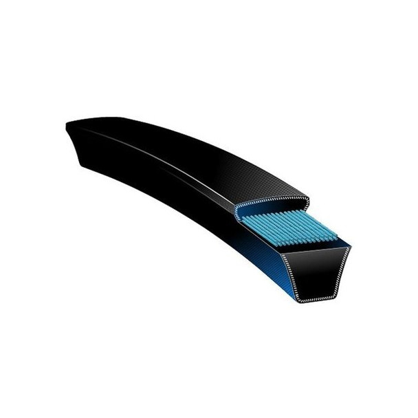 3V850 V-Belt, 85 in Outside Length, 3/8 in Top Width, 0.328 in Thickness, 1 Ribs