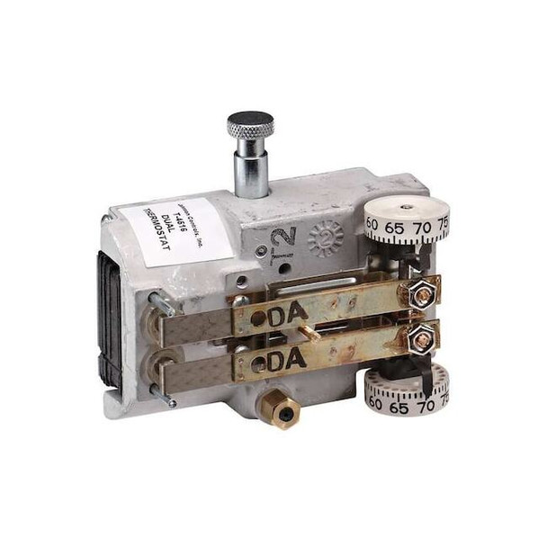 Johnson Controls Pneumatic Thermostat,Auto Change Over T-4756-202