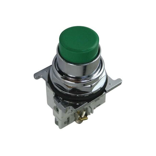 Eaton Non-Illuminated Push Button,30mm,Green 10250T25G
