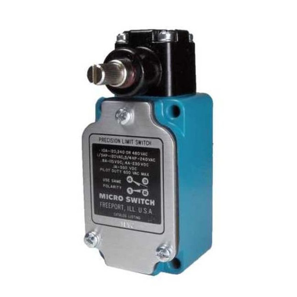 Limit Switch - LS Series, Rotary Head, 10A, Compact Zinc Body, NEMA Rated