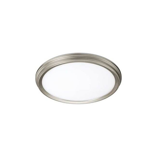 Eti LEDFlushMount,11inD,Silver,Plastic,11inL 56572114 Pack of 2