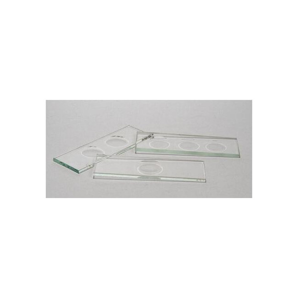 United Scientific Concavity Slides,Glass,Thick,1 Concav CSTK01 Pack of 2