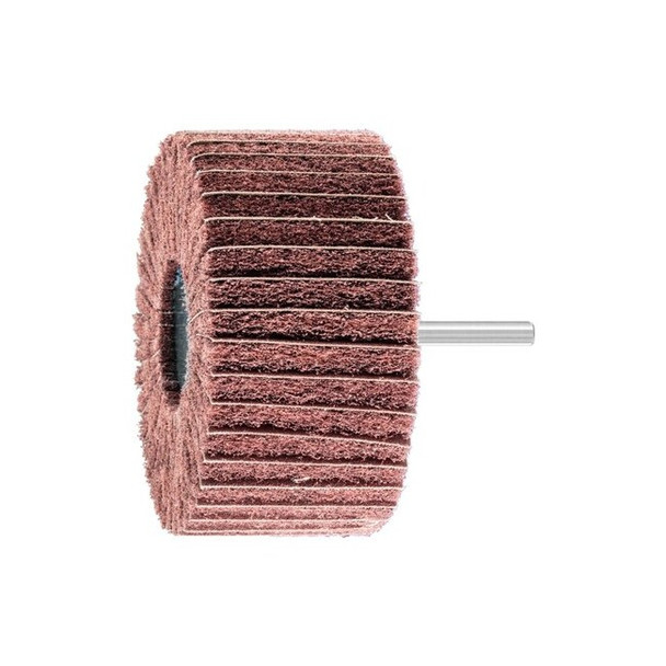 4" x 2" POLINOX Mtd. Flap Wheel - 1/4" Shank - PNZ Type - 180 Grit Pack of 5