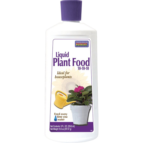 Bonide 8 Oz. Concentrate 10-10-10 Houseplant Liquid Plant Food 108