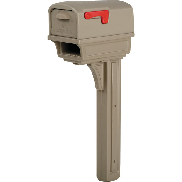 Gibraltar Gentry Mocha Mailbox & Post GGC1M00AM