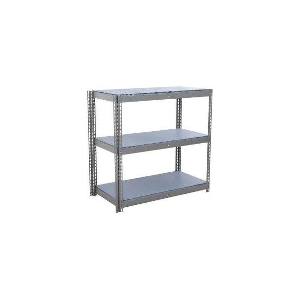 Global Industrial 3 Shelf Standard Duty Boltless Shelving Add On 72""W x 24""D x