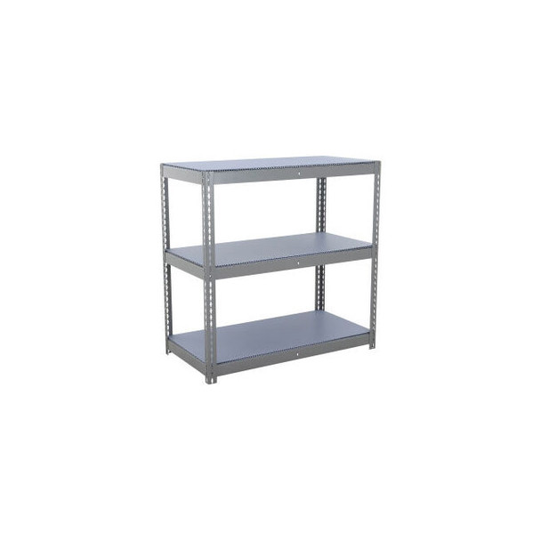 Global Industrial 3 Shelf Standard Duty Boltless Shelving Starter 48""W x 24""D