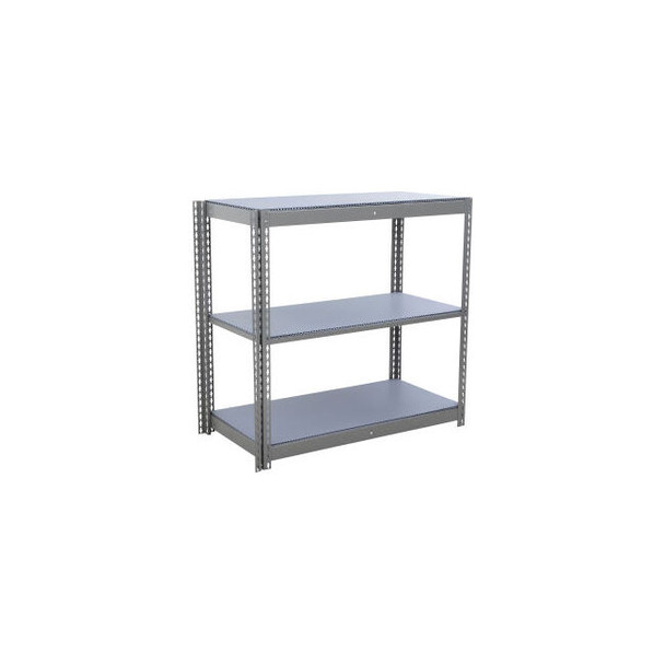 Global Industrial 3 Shelf Commercial Duty Boltless Shelving Add On 48""W x 24""D