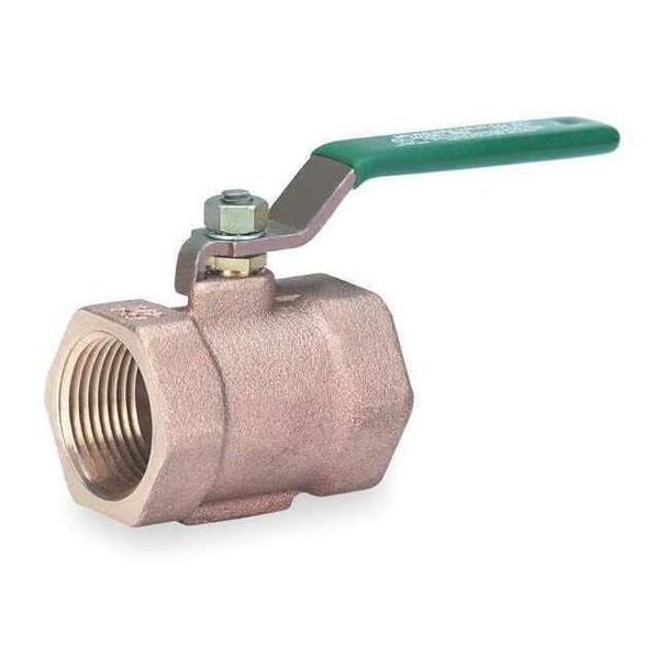 Milwaukee Valve Disc Valve,1 Pc,3/4 In,Bronze,FNPT BB2-102 3/4