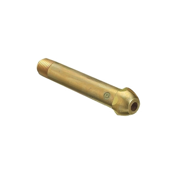 Regulator Inlet Nipple, Oxygen, 1/4 in (NPT), 3 in L, Brass, CGA-540