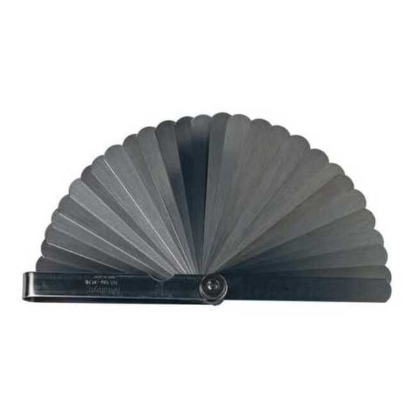 Mitutoyo Feeler Gauge Set,Dimension Type Metric 184-313S