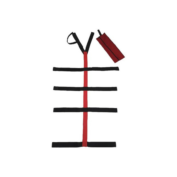 Dick Medical Supply Strap,Black x 4 ft. 7" L x 2-1/2" W 22000 BK/RD/CS