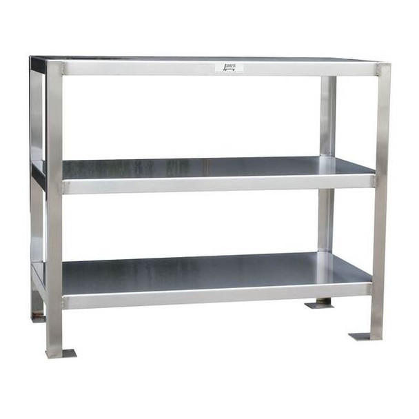 Jamco Fixed Work Table,SS,36" W,18" D YG136