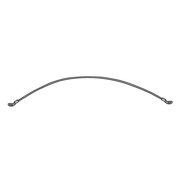2 Terminals Lanyard, 6 in, 3/64 in Pin Dia., Stainless Steel, Nylon Coated, 5 PK